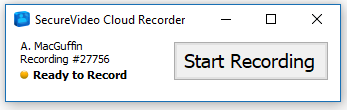Cloud Recorder with a minimalist interface