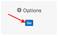 "Go" button underneath "Options"